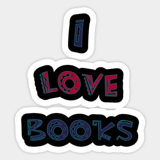 I love books Sticker